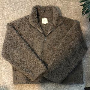 Cropped Fluffy Jacket